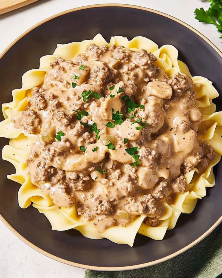 Slow-Cooker-Ground-Beef-Stroganoff-Recipe