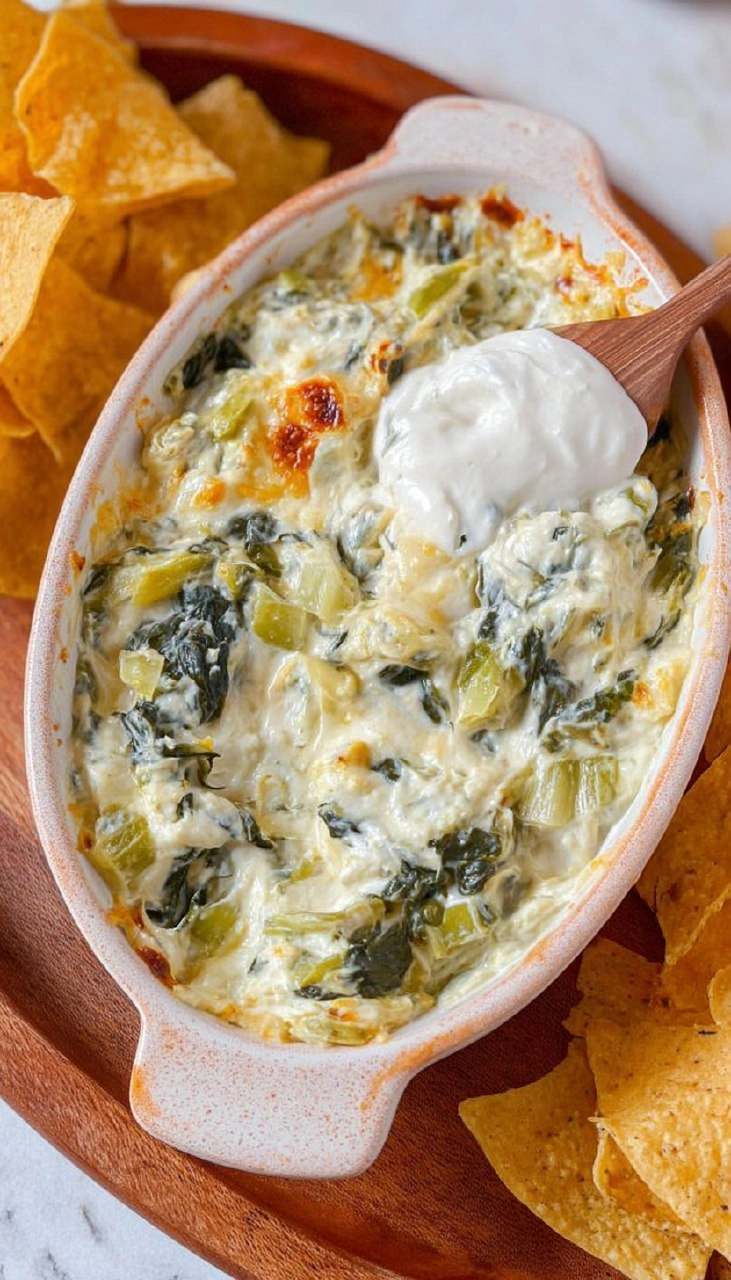Spinach Artichoke Dip with Greek Yogurt 87 Spinach Artichoke Dip with Greek Yogurt