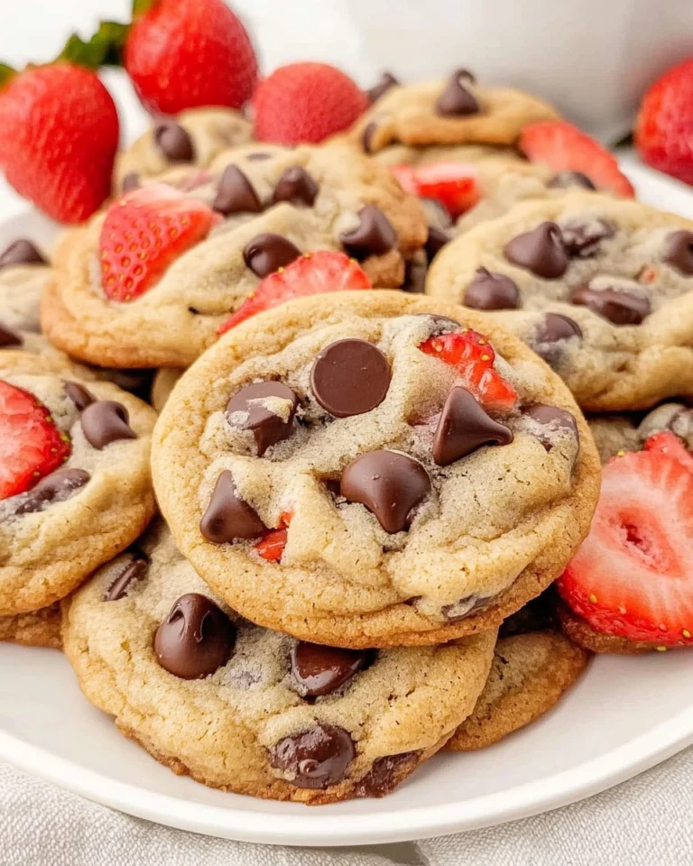 Strawberry-Chocolate-Chip-Cookies-Recipe