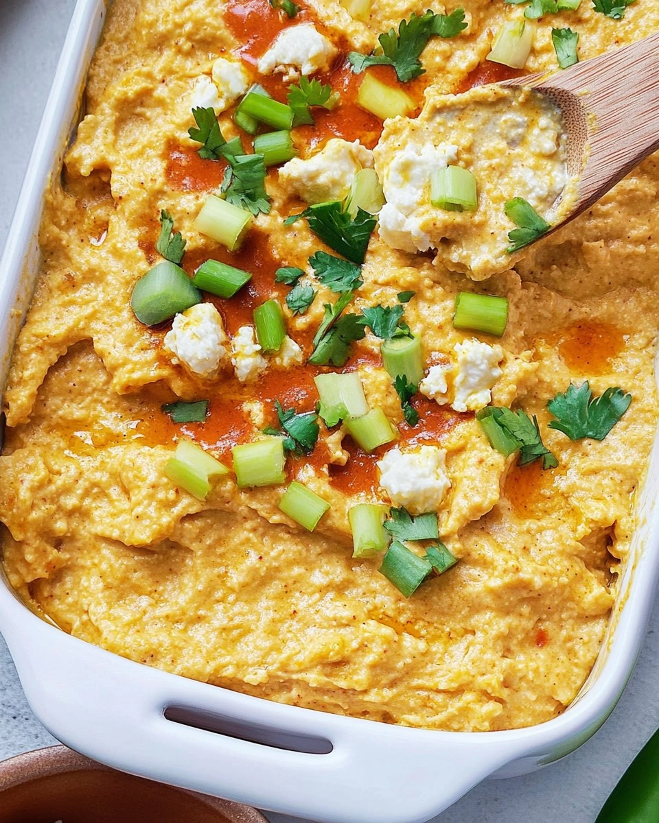 Vegetarian Buffalo Chicken Dip