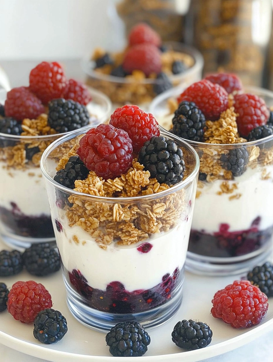 Yogurt Parfaits With Berries And Granola 45 Yogurt Parfaits With Berries And Granola