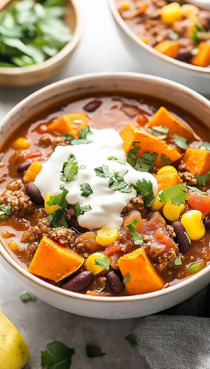 Beef Sweet Potato Chili