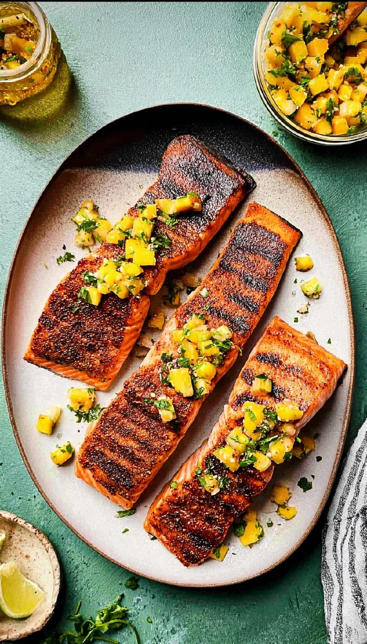 Moist and Flaky Grilled Salmon