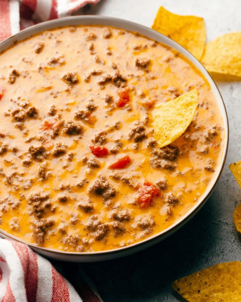 Queso Dip with Meat