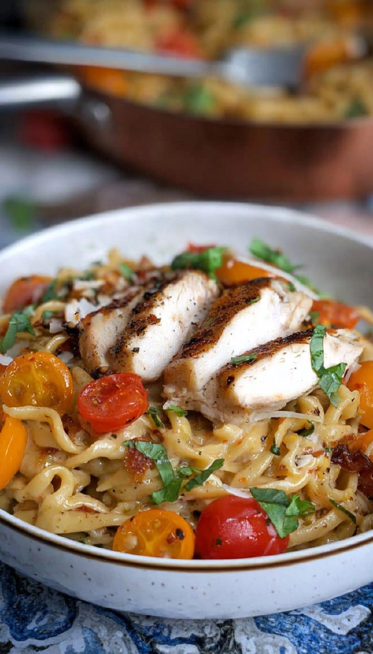 Bruschetta Chicken Pasta