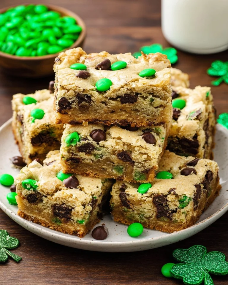 St.-Patricks-Day-Chocolate-Chip-Cookie-Bars-Recipe