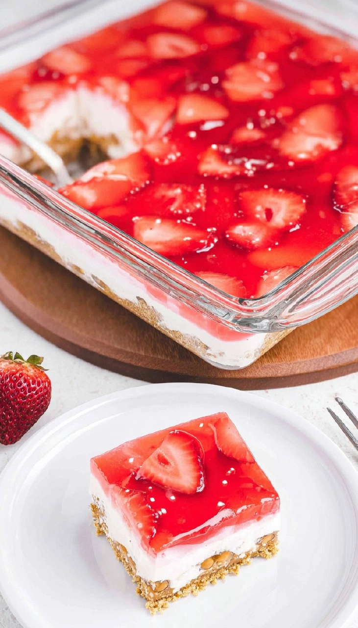 Strawberry Pretzel Salad