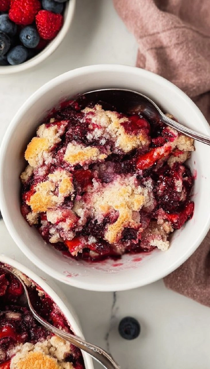 Berry Cobbler With Cake Mix