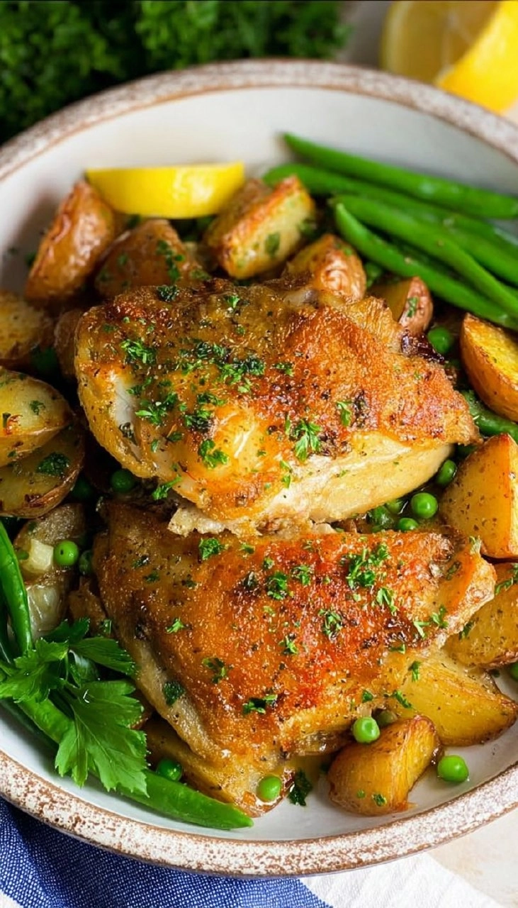 Chicken Vesuvio