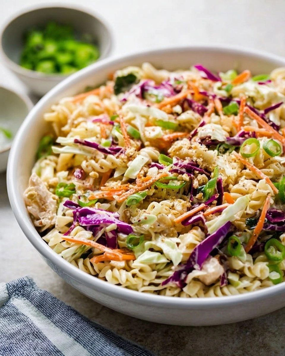 Coleslaw Pasta Salad