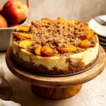 Peach-Cobbler-Cheesecake-With-Streusel-Topping-Recipe
