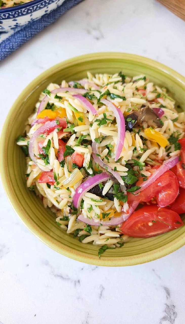 Roasted Vegetable Orzo Salad with Feta 141 Roasted Vegetable Orzo Salad with Feta