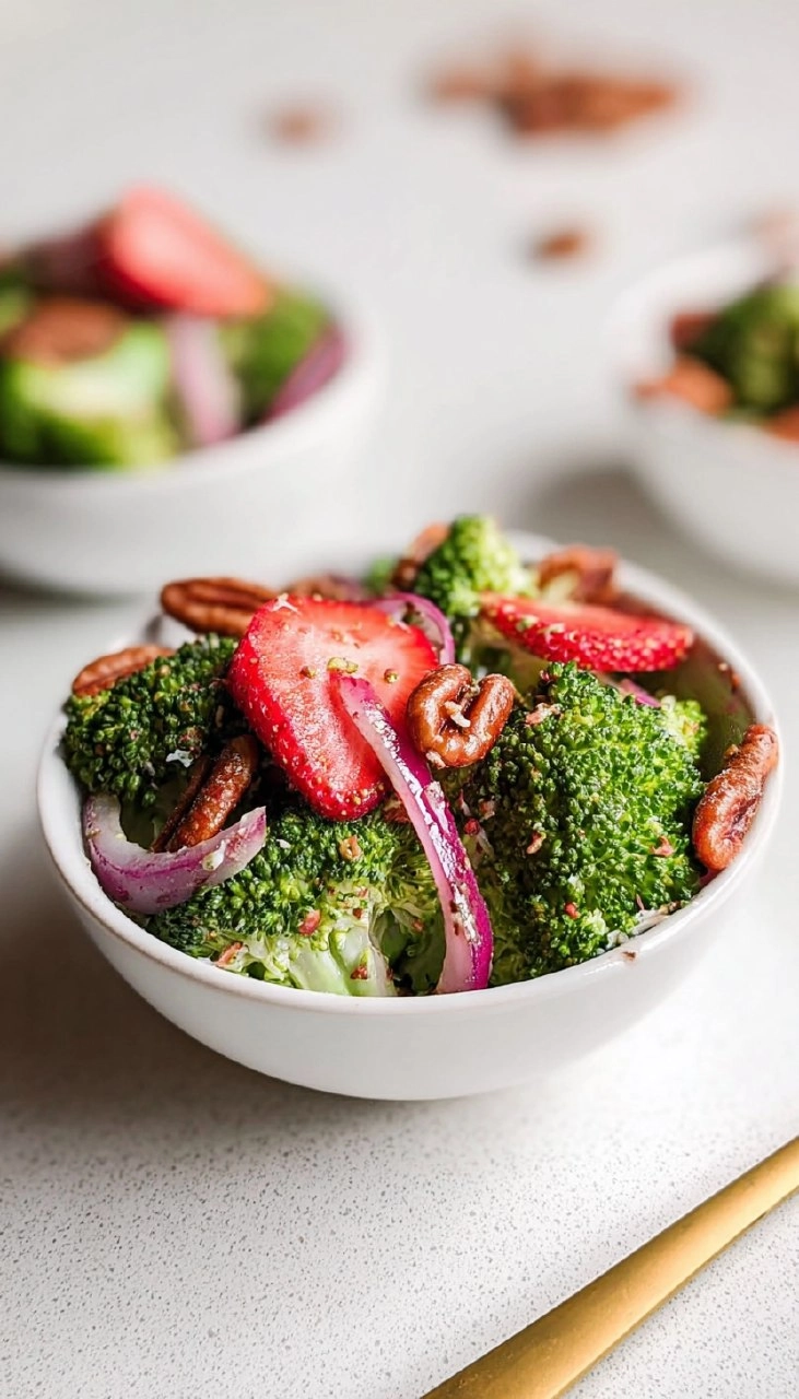 Strawberry Broccoli Salad 101 Strawberry Broccoli Salad