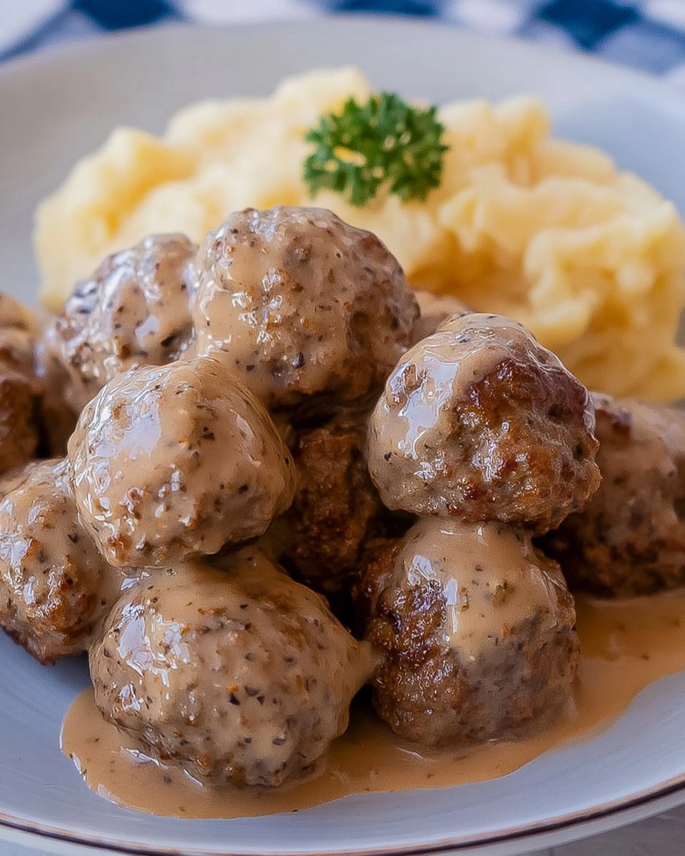 Swedish Meatballs with Rich, Creamy Sauce 129 Swedish Meatballs with Rich, Creamy Sauce