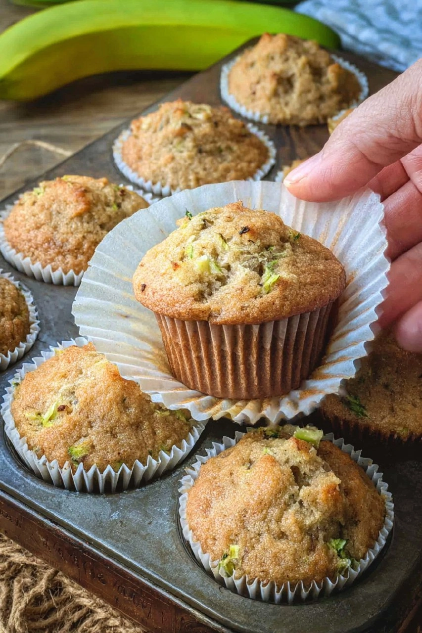 Banana Zucchini Muffins 91 Banana Zucchini Muffins