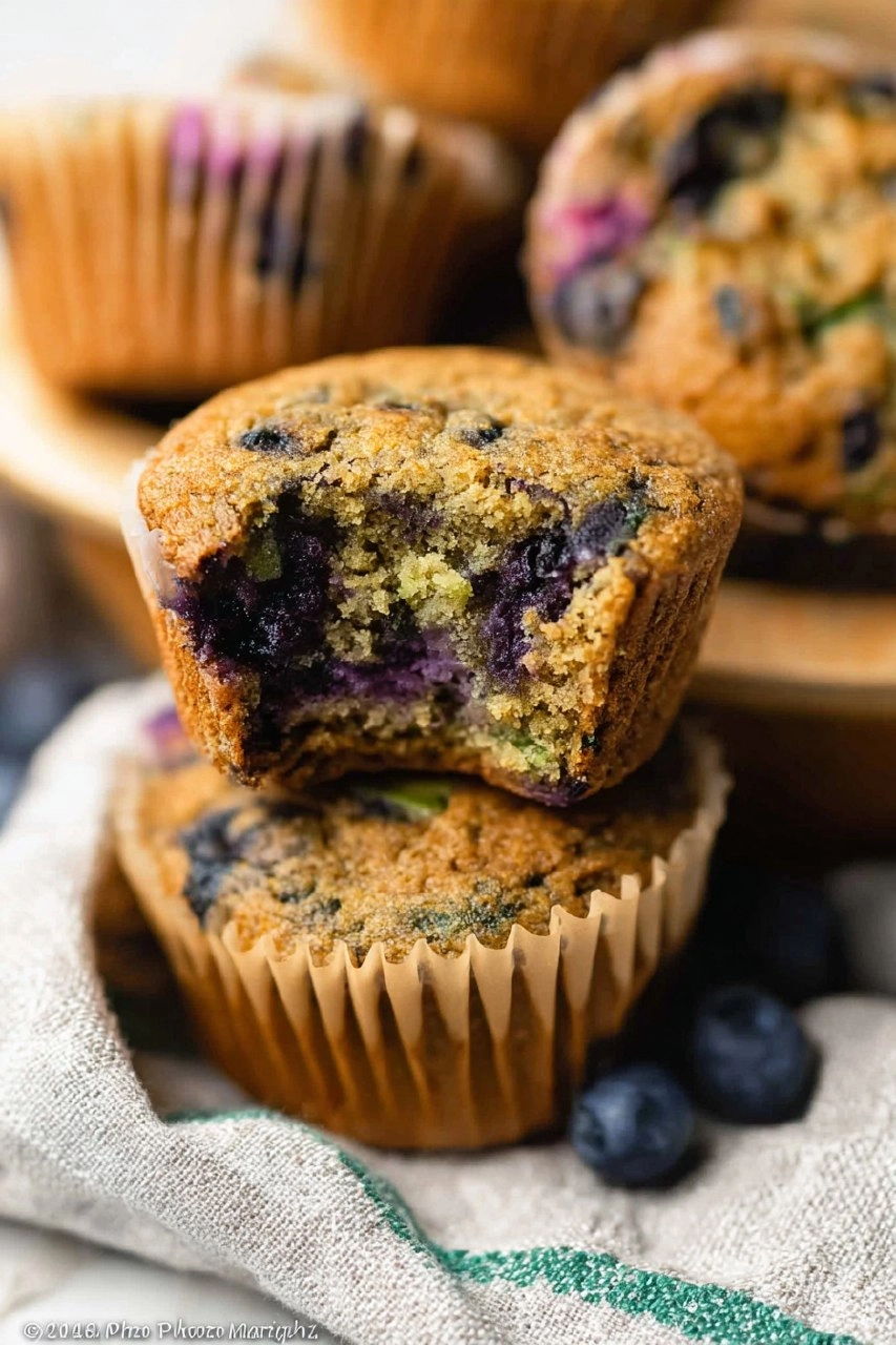 Blueberry Zucchini Muffins 107 Blueberry Zucchini Muffins
