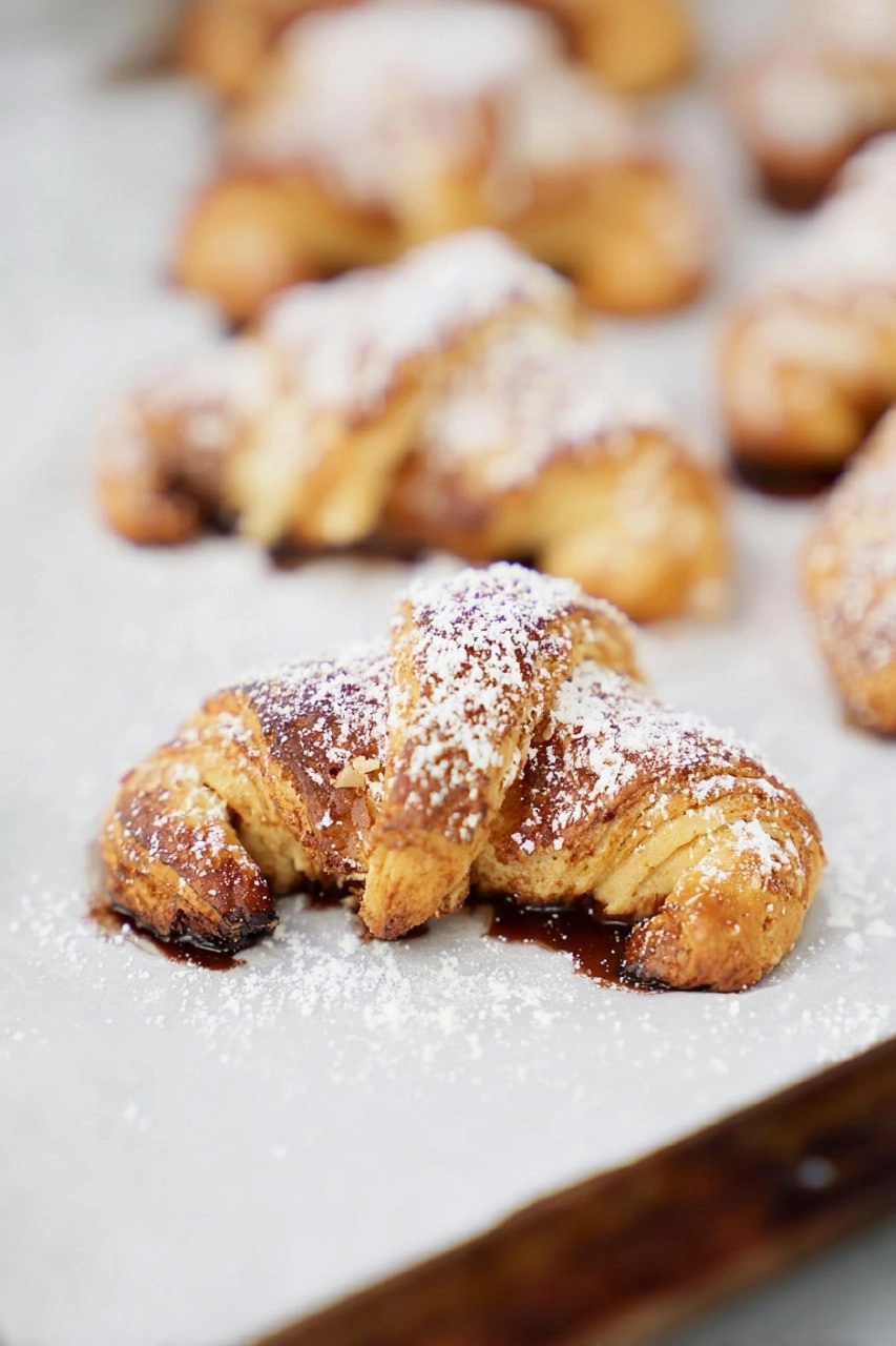 Cottage Cheese Cinnamon Crescent Rolls