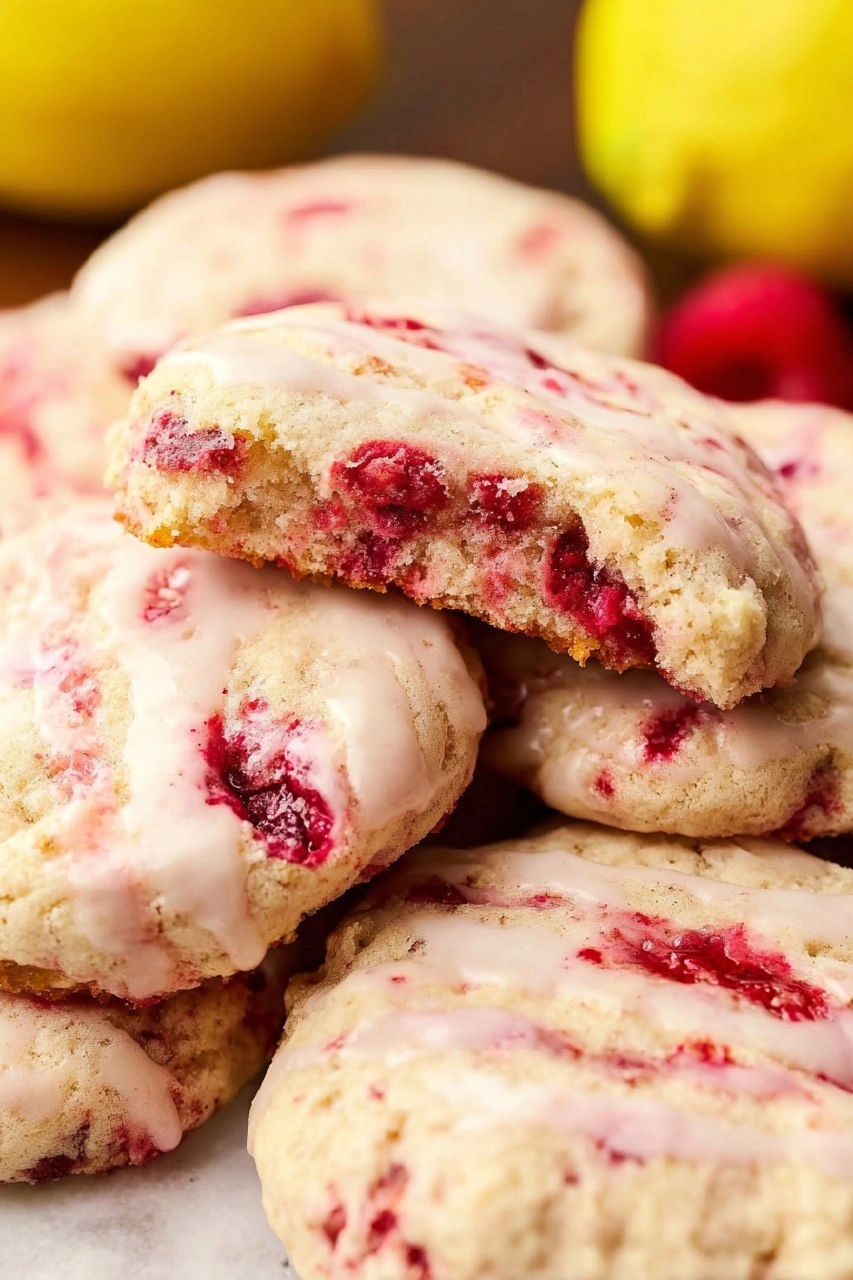 Lemon Raspberry Cookies