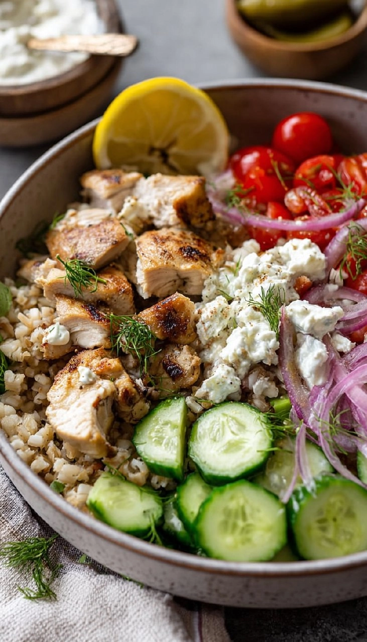 Mediterranean-Chicken-Bowls-Recipe