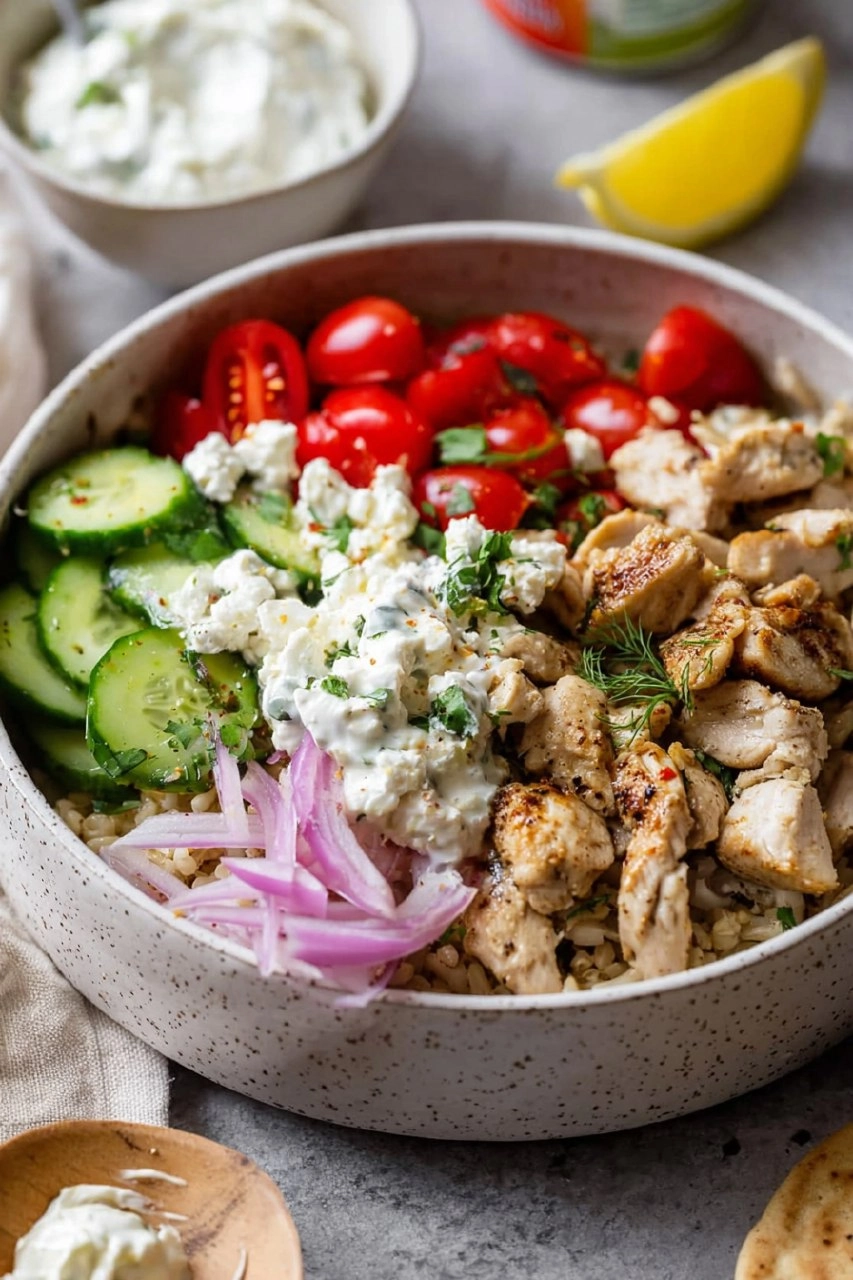 Mediterranean Chicken Bowls