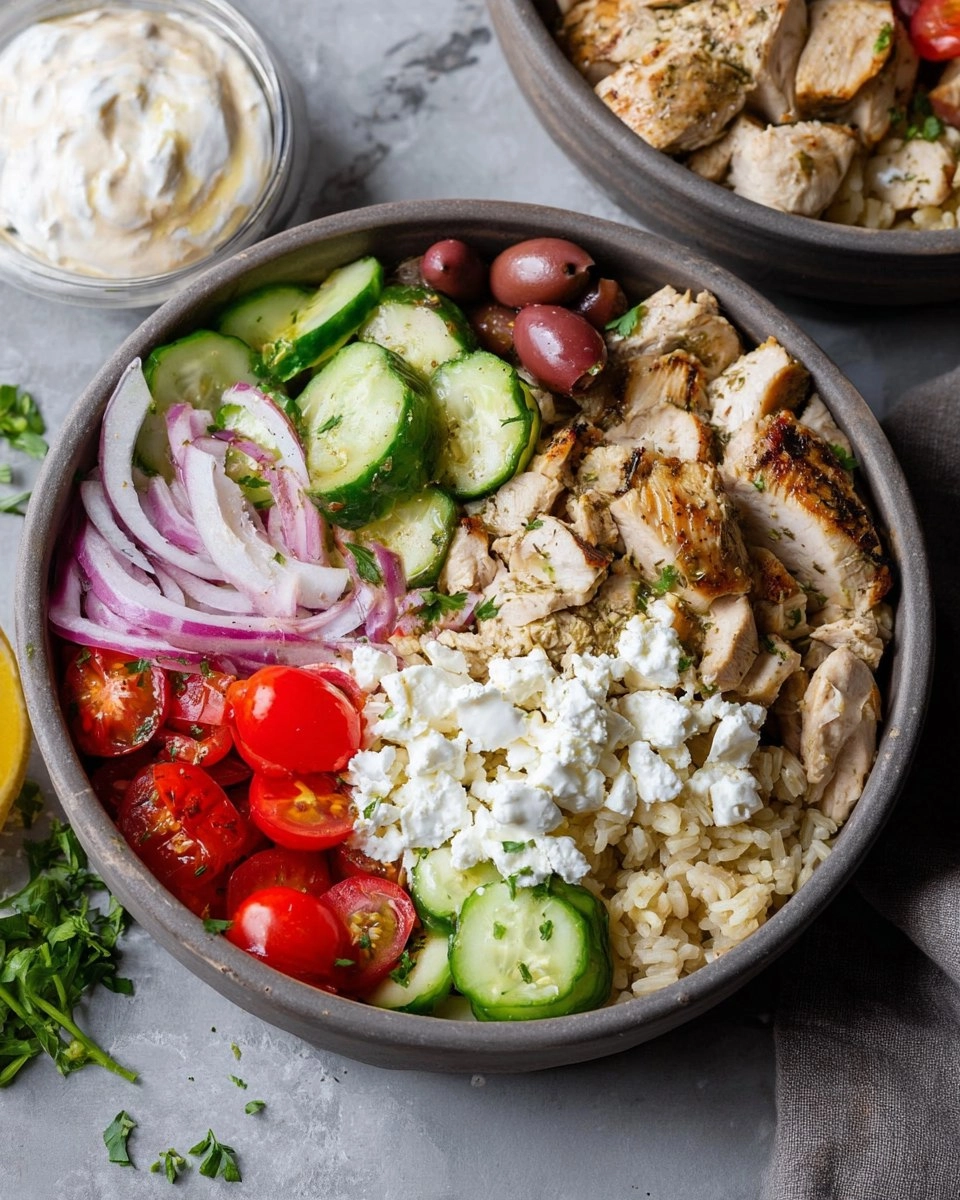 Mediterranean Chicken Bowls
